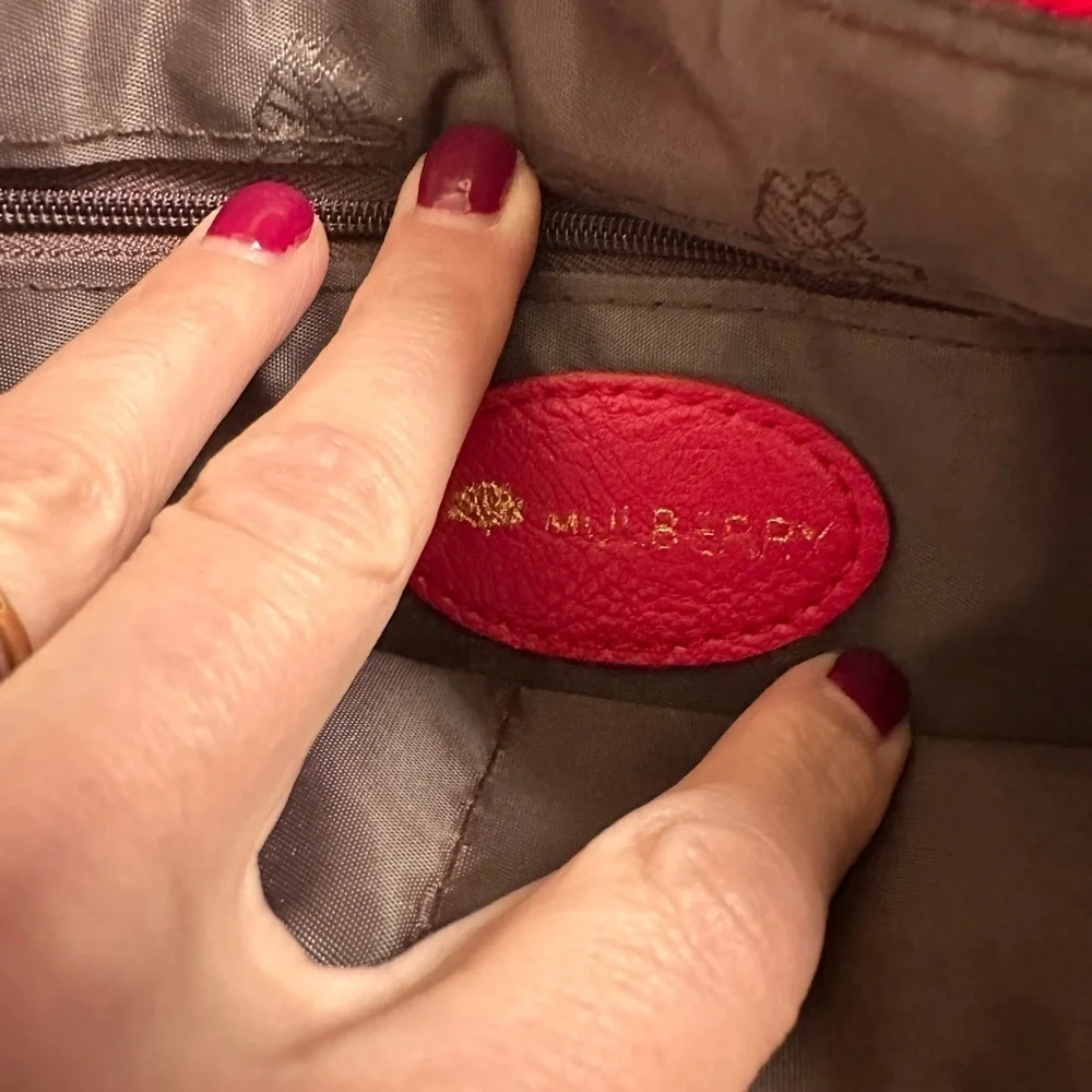 Fashion brand shoulder bag; inspired by Mulberry